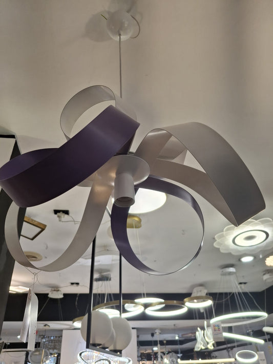 Lampadario  per camera da letto viola