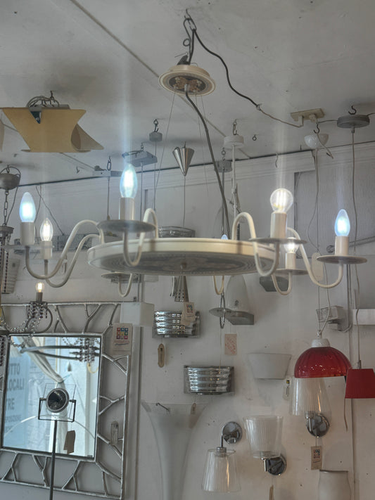 Splendido lampadario a 8 braccia di Atena